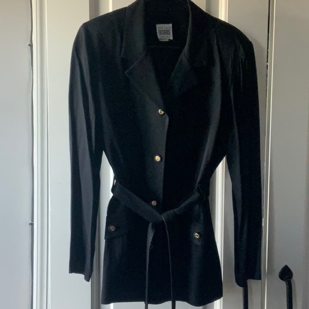 R & M Richards By Karen Kong Black Blazer